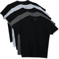 👕 gildan men's clothing: white large v-neck t-shirts for t-shirts & tanks logo