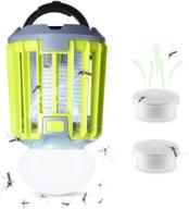 🪰 aimoxa portable bug zapper & camping lantern - mosquito trap with 2 included attractants, waterproof and rechargeable, ideal for outdoor and indoor use with 2000mah usb battery - perfect for backyard, patio logo