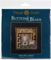 ☕️ exclusive mill hill counted cross stitch: espresso-themed multi-pattern kit logo