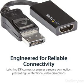 img 1 attached to StarTech.com 4K 60Hz Active DisplayPort to HDMI Adapter - DP 1.4 to HDMI 2.0 Video Converter - Monitor/TV/Display Cable Dongle - Latching DP Connector (DP2HD4K60S)