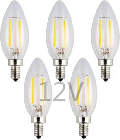 img 4 attached to OPALRAY Candelabra Dimmable Incandescent Equivalent Industrial 🔆 Electrical: Illuminate Your Space with Style and Efficiency