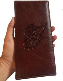 img 2 attached to 🐄 Cowhide Leather Vertical Multi Card Cardholder: Organize Your Cards in Style