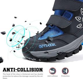 img 1 attached to 🧗 Ultimate Grip Outdoor Climbing Shoes for Active Boys - Antiskid Walking Sneakers