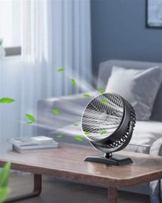 img 3 attached to 💨 Gaiatop USB Desk Fan: Small, Powerful, and Portable for Efficient Cooling