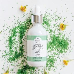 img 3 attached to 🌿 Brookethorne Naturals Organic Marula Oil for Face: Luxury Facial Oil for Women | Moisturizer for Skin, Hair & Nails | Virgin & Unrefined | Perfect Facial Massage Oil for Gua Sha & Facial Roller – 2oz