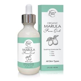 img 4 attached to 🌿 Brookethorne Naturals Organic Marula Oil for Face: Luxury Facial Oil for Women | Moisturizer for Skin, Hair & Nails | Virgin & Unrefined | Perfect Facial Massage Oil for Gua Sha & Facial Roller – 2oz