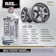 🔧 usa-made flitz multi-purpose metal, plastic & fiberglass polish paste: ideal for headlight restoration, rust removal, & sterling silver jewelry logo