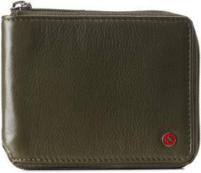 img 4 attached to 👔 Men's Alpine Bi-Fold Leather Wallet with Enhanced Blocking - Must-Have Accessory