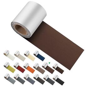 img 4 attached to ILOFRI Bonded Leather Repair Patch Tape: Strong Adhesion 3x60 inch Vinyl and Leather Repair Kit for Couches, Furniture, Car Seat, Automotive Interior, Handbags - Brown+