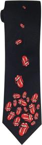 img 1 attached to Rolling Stones Falling Tongues Tie