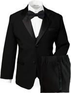 classic fit tuxedo set 🤵 for boys - spring notion, no tail logo