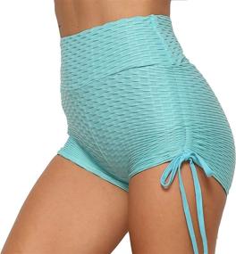 img 4 attached to 🩳 BemorRun Women's Butt Lifting High Waisted Tummy Control Yoga Shorts for Workout, Running, Gym, and Lounge