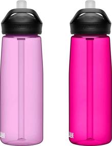 img 3 attached to 🍶 SEO Optimized: CamelBak eddy+ BPA Free Water Bottle 25 oz, 2-Pack, Dusty Lavender/Deep Magenta