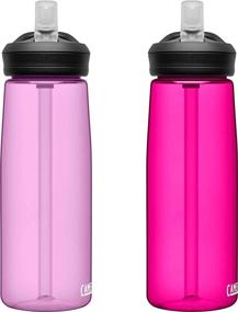 img 1 attached to 🍶 SEO Optimized: CamelBak eddy+ BPA Free Water Bottle 25 oz, 2-Pack, Dusty Lavender/Deep Magenta