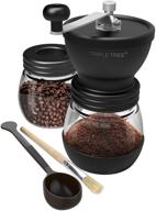 manual coffee grinder ceramic tablespoon logo