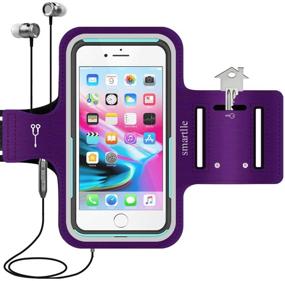 img 4 attached to Smartlle Phone Armband Running Workout Holder For IPhone Xs Max