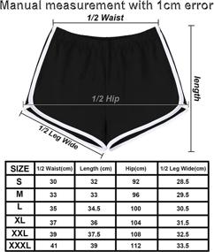 img 3 attached to 🩳 URATOT Set of 5 Women's Cotton Yoga Dance Short Pants - Summer Athletic Sports Shorts for Cycling, Hiking, and More