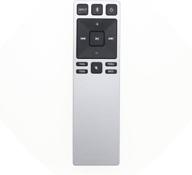 enhanced aurabeam replacement tv remote control with 3d buttons - compatible with vizio xrt series (xrt302, xrt112, xrt500, xrt301, xrt300, xrv1tv, xrt132, xrt100, xrt303, vr1, xrs321) - netflix, amazon, mgo, vudu logo