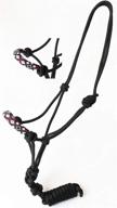 challenger braided halter noseband 606rt02 logo