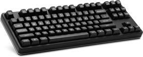 img 3 attached to MT3 White-on-Black Keycap Set - ABS Hi-Profile, Doubleshot Legends, 🔑 MX Style for Fullsize, TKL, WKL, 60%, 65%, and 75% Keyboards