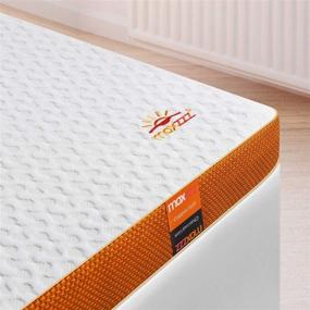 img 4 attached to 🛏️ Maxzzz 3 Inch Queen Mattress Topper: Copper Memory Foam & Bamboo Charcoal, Breathable Cover, Ventilated & CertiPUR-US Certified