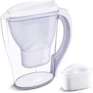 ikt water filter pitchers: food grade, bpa free, compact design, purify 10 cups of drinking water, remove 200+ unhealthy substances logo