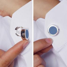img 2 attached to Honey Bear Button Cufflinks Ordinary Men's Accessories