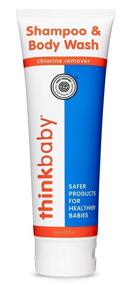 img 2 attached to 🏊 Thinkbaby Chlorine Remover Shampoo & Body Wash – Safe, Gentle After Swim Baby Bath Soap – Natural No Tears Foaming Cleanser for Kids Hair & Body - Papaya, 8oz: The Ultimate Chlorine-Removing Solution for Your Child's Post-Swim Hair & Body Care