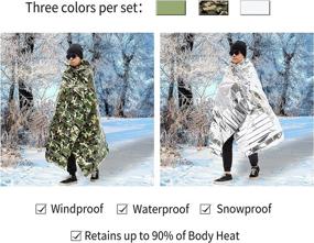 img 2 attached to 🌦️ Yqlinnn Ultralight Waterproof Emergency Blankets