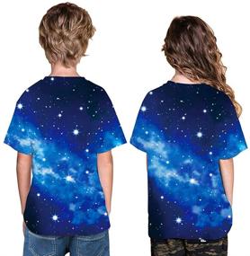 img 3 attached to 👕 Футболки SAYM Galaxy с влаговыводящими свойствами: Стильная детская одежда для активных верхней одежды, футболок и рубашек.