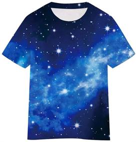 img 4 attached to 👕 Футболки SAYM Galaxy с влаговыводящими свойствами: Стильная детская одежда для активных верхней одежды, футболок и рубашек.