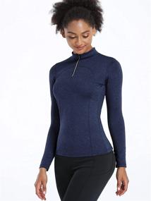 img 1 attached to 🏃 Optimize Performance with CADMUS Women's Compression Long Sleeve Shirts - Perfect for Hiking, Running, and Dry-fit Tights