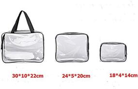 img 2 attached to Portable Cosmetic Transparent Waterproof Organizer