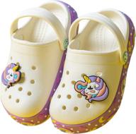 yinbwol unicorn slippers non slip lightweight boys' shoes : clogs & mules логотип