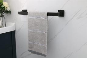 img 3 attached to TocTen Bath Towel Rack Accessories