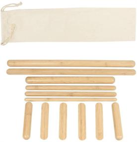 img 4 attached to 🎋 Experience Blissful Massage Therapy with Goodtar Bamboo Sticks – Set of 12 Bamboo Massage Tools!