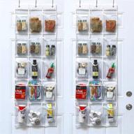 🚪 2 pack - simplehouseware crystal clear over-the-door pantry organizer (52"x18") - enhance, optimize and simplify your storage solution logo
