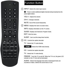 img 2 attached to 📱 LuckyStar Remote Control VR1: Compatible with Vizio TV Models Vl320m, Vl370m, Vl420m, Vl470m, Vmm26, Vo22l, Vo22lf, Vo32l, Vo32lf, Vo32oe, Vo370m, Vo37l, Vo37lf, Vo420e, Vo42lf, Vo47lf, Voj320f, Voj370