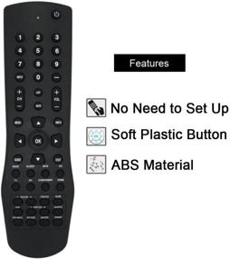 img 1 attached to 📱 LuckyStar Remote Control VR1: Compatible with Vizio TV Models Vl320m, Vl370m, Vl420m, Vl470m, Vmm26, Vo22l, Vo22lf, Vo32l, Vo32lf, Vo32oe, Vo370m, Vo37l, Vo37lf, Vo420e, Vo42lf, Vo47lf, Voj320f, Voj370