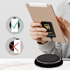 img 1 attached to ⚡ 2000mAh QI Wireless Charging Adapter for iPad - Efficient Wireless Charger Receiver for iPad with Fast QI Technology