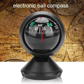 img 3 attached to 🧭 Keenso High Precision Dash Car Compass: Adjustable Auto Boat Compass for Car Marine Boat Ship