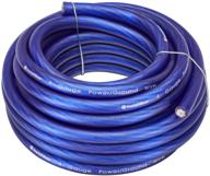 installgear 4 gauge blue 25ft power/ground wire true spec and soft touch cable logo