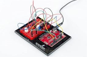 img 1 attached to 🔴 SparkFun RedBoard - Arduino Breadboard-Compatible Development Board with R3 Footprint Microcontroller for Physical Computing Learning Platform, USB Mini-B Connection