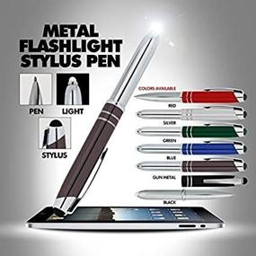 img 1 attached to SyPen Red Ink Refills For The Stylus Pen- 3 In 1 Multi-Function Capacitive Stylus Ball Point Metal Pen With LED Flashlight/Pen Light Asin# B019PP3JDA (6-Pack Red)