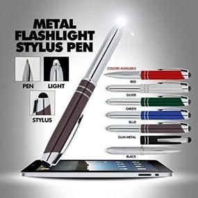 img 3 attached to SyPen Red Ink Refills For The Stylus Pen- 3 In 1 Multi-Function Capacitive Stylus Ball Point Metal Pen With LED Flashlight/Pen Light Asin# B019PP3JDA (6-Pack Red)