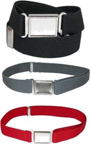 img 4 attached to CTM Elastic Adjustable Magnetic Buckle Boys' Accessories ~ Belts