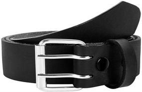 img 3 attached to Double Prong Heavy Leather Grommet Men's Accessories and Belts