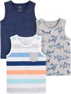 affordable and stylish: simple joys carters 👕 toddler 3 pack boys' tops, tees & shirts logo