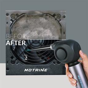 img 2 attached to 💨 Ultimate MOTRINE Electric Air Duster: Cordless, Powerful 36000 RPM, Rechargeable, Fast Charging, Efficient