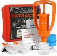 livabit snake bite & bee sting kit: effective venom extractor for camping, hiking & backpacking emergencies логотип